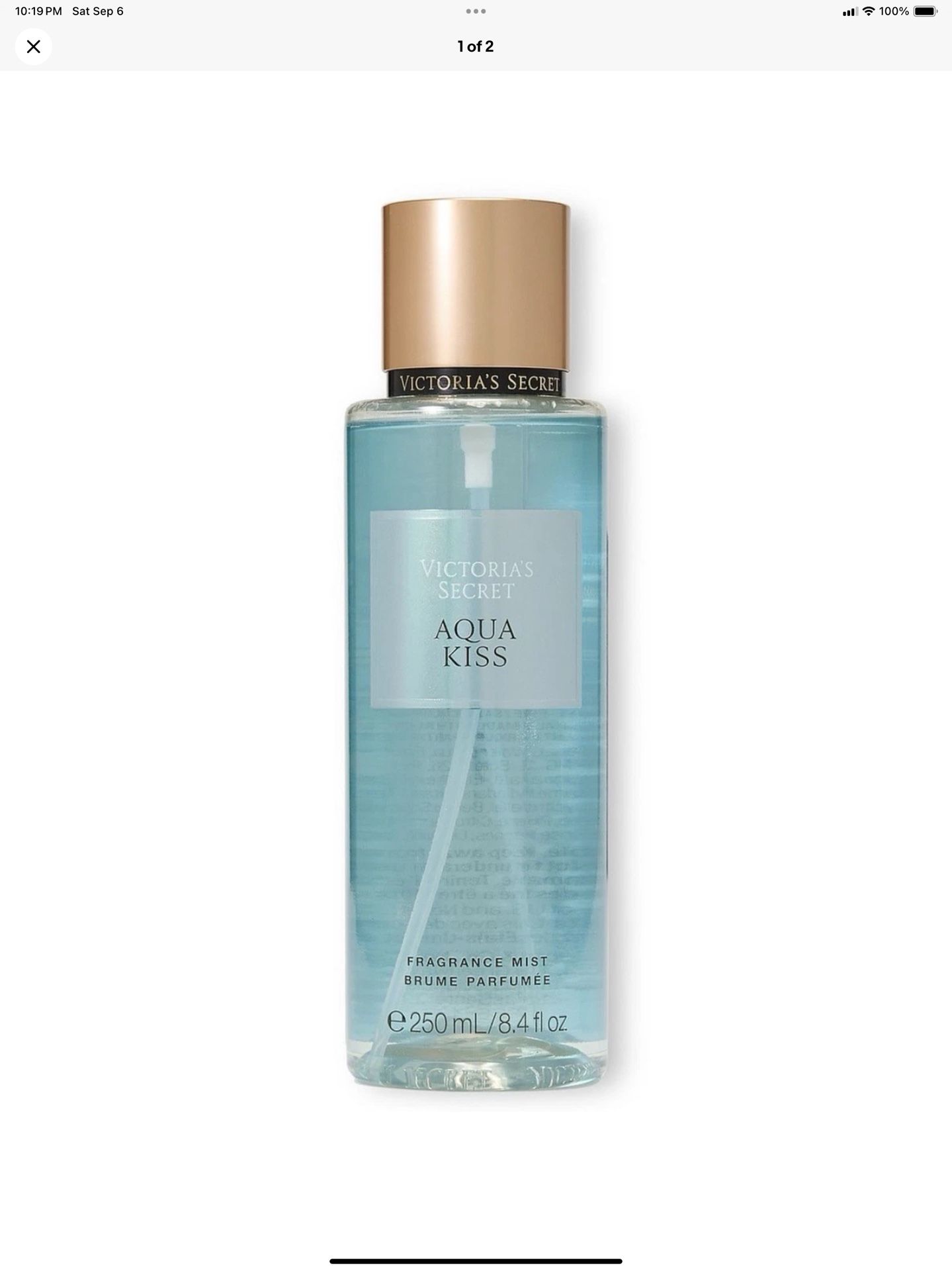 VICTORIA’S SECRET AQUA KISS FRAGRANCE BODY MIST SPRAY SPLASH 8.4 oz
