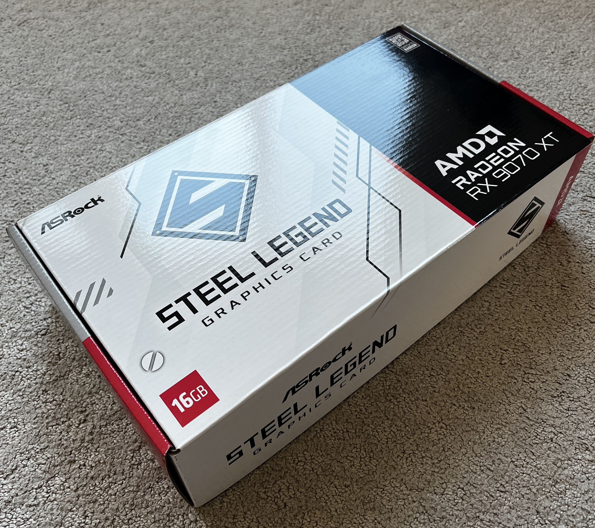***Used ASROCK 9070 XT Steel Legend ($730 vs MicroCenter $755 w/ tax) w/ original receipt & Transferable Factory Warranty OC/IE***