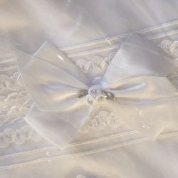Baby Blue Imports Christening Blanket Set 