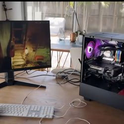 Gaming PC + monitor bundle for sale