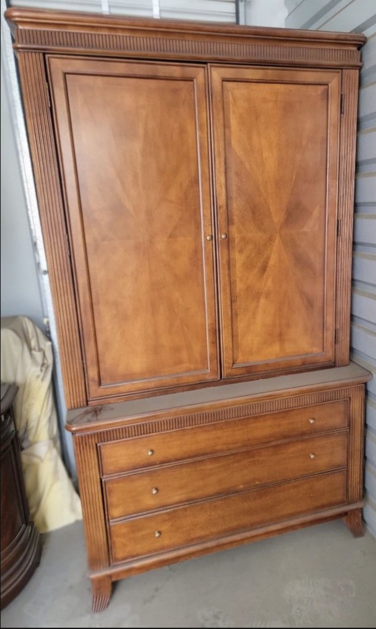 Solid Wood Armoire/Dresser