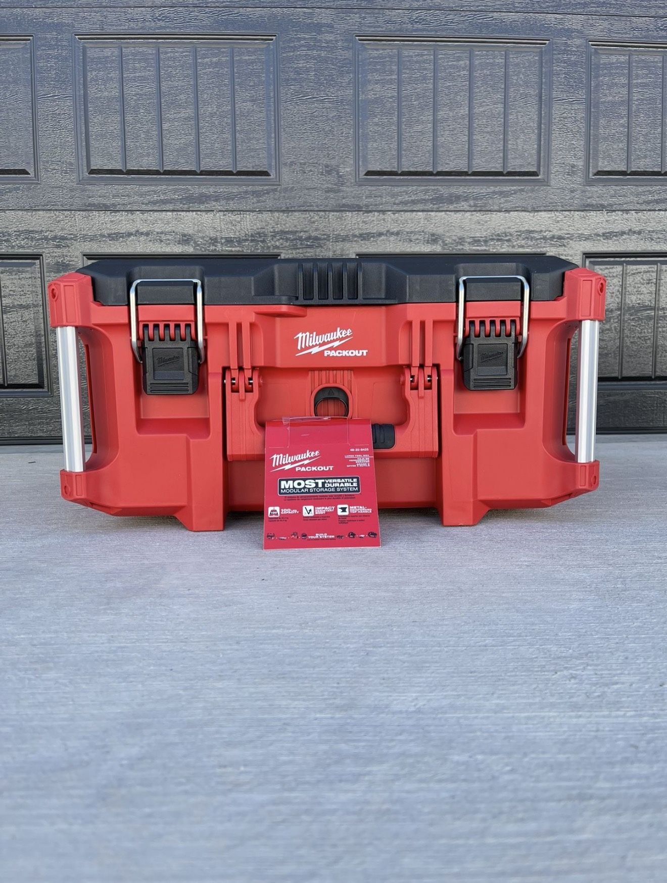 MILWAUKEE PACKOUT 22 in. Large Portable Tool Box Fits Modular Storage System