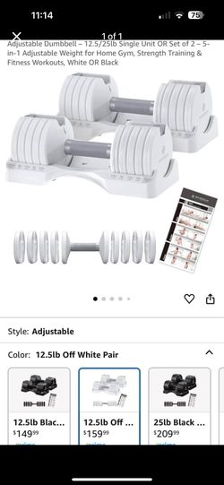Adjustable Dumbbells 