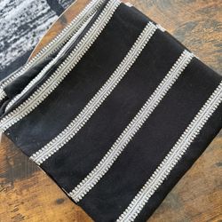 Couch Cushion covers 2 - 24x24 each Black & White