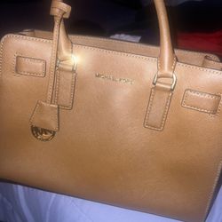 Michael Kors Leather Satchel -lightly Used 