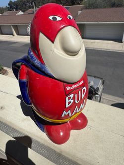 Budweiser Bud Man Ceramic Beer Stein