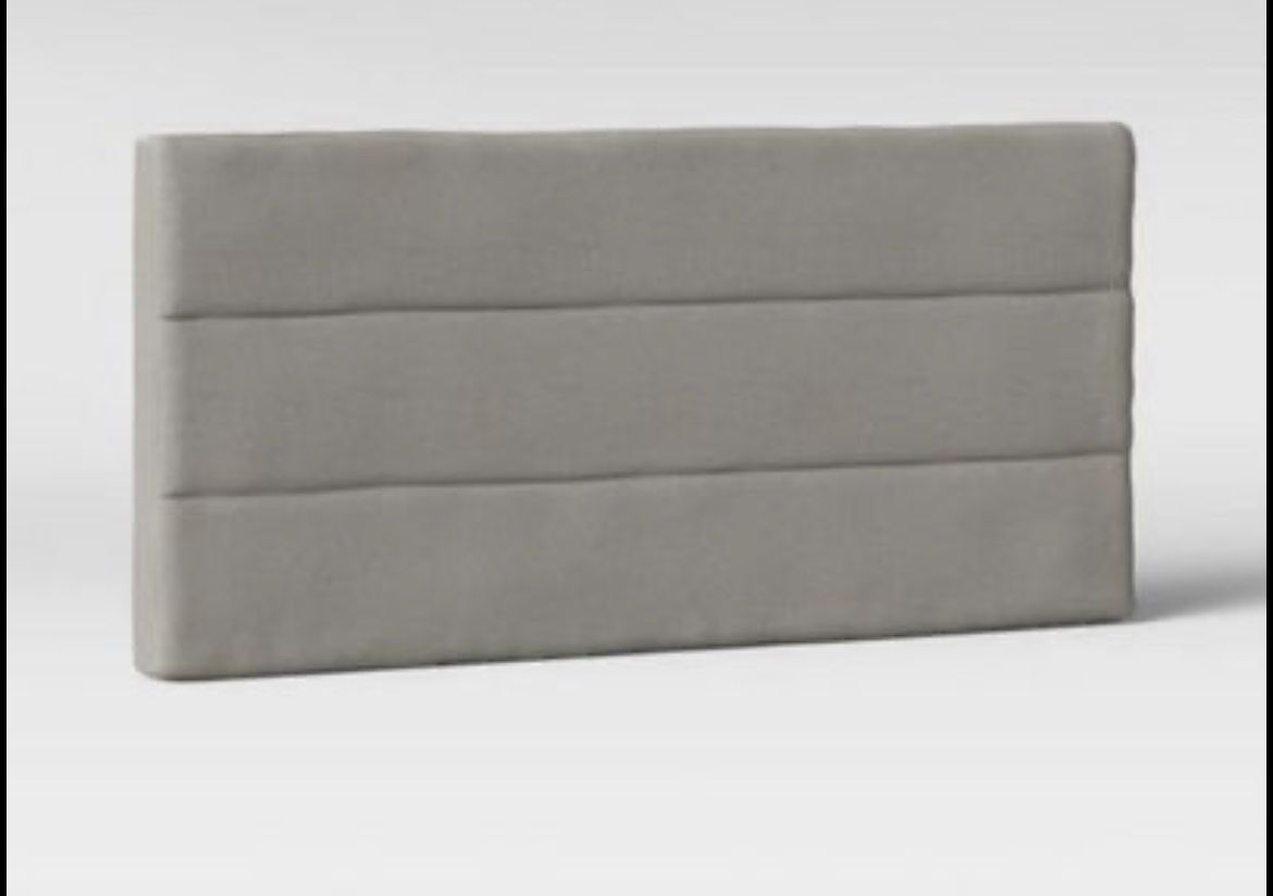 Twin Headboard By Room Essentials- Grey Wall mount