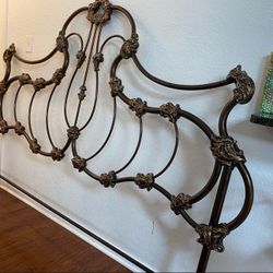 Beautiful King Iron Headboard