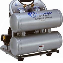 CALIFORNIA AIR TOOLS CAT-4620AC 4GAL 2HP Ultra Quiet Twin Compressor,