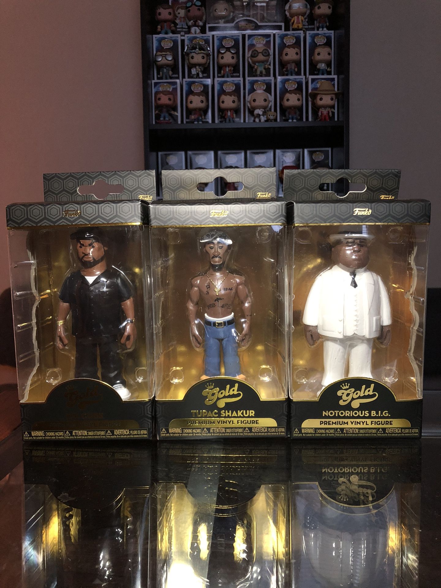 Funko Gold!!! Tupac Shakur Notorious B.I.G. & Ice Cube!!!