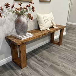 Rustic Farmhouse Bench/console 