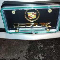 Neon Green Led License Plate Frame Cover