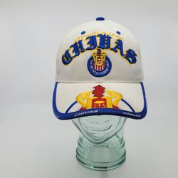 Ubran Gear Vintage Club Deportivo Guadalajara Chivas Hat cap embroidered 
logo by R.T.C.. New, no tags. Please see the photos.
55% cotton, 45% acrylic