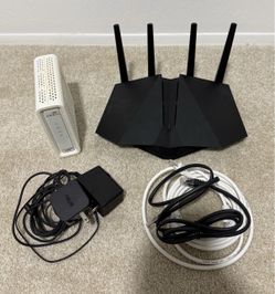 Modem and wifi router