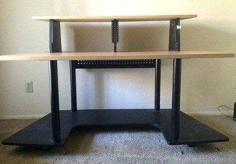 MUSIC STUDIO RTA STUDIO RECORDING DESK CREATION WORK STATION STUDIO RTA PRODUCER STATION MAPLE