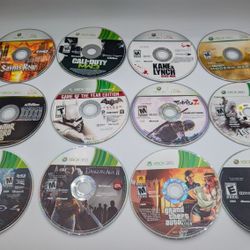 Xbox 360 Disc Only Lot A - Trading For 6" & 7" Action Figures