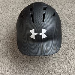 Youth Baseball Helmet Under Armor Carbon Fiber Color 5 7/8-6 3/4