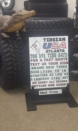 LT 305 70 18 MT BRAND NEW TIRE TIRES $199 EACH $796 SET