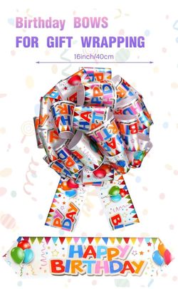 16 Inch Large Big Gift Birthday Bow