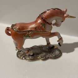 Jeweled Horse trinket Box