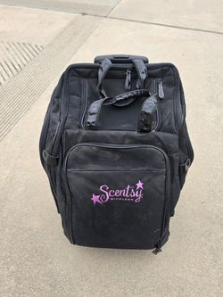 Scentsy Independent Consultant Rolling Tote Bag Travel Organizer with Wheels