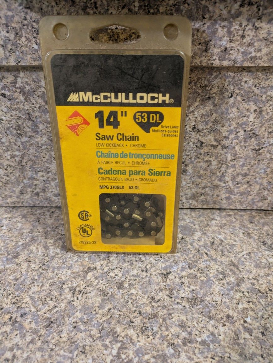 New McColloch 14" Saw Chain