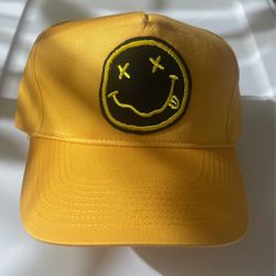 Nirvana Yellow Baseball Hat Cap