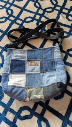 Handmade JEAN crossover purse. Door pickup, cash only.
