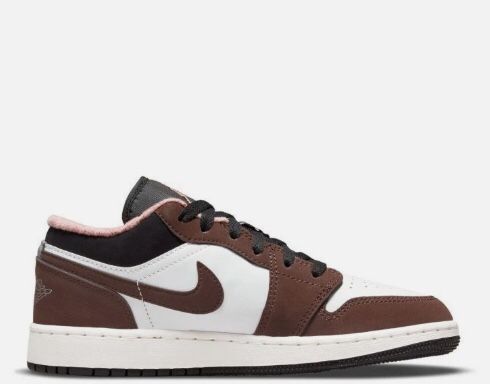 Nike Air Jordan 1 Low SE Light Chocolate Mocha Black  & Accessories