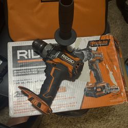RIDGID 18V Brushless Cordless 1/2 in. Hammer Drill/Driver (Tool Only)