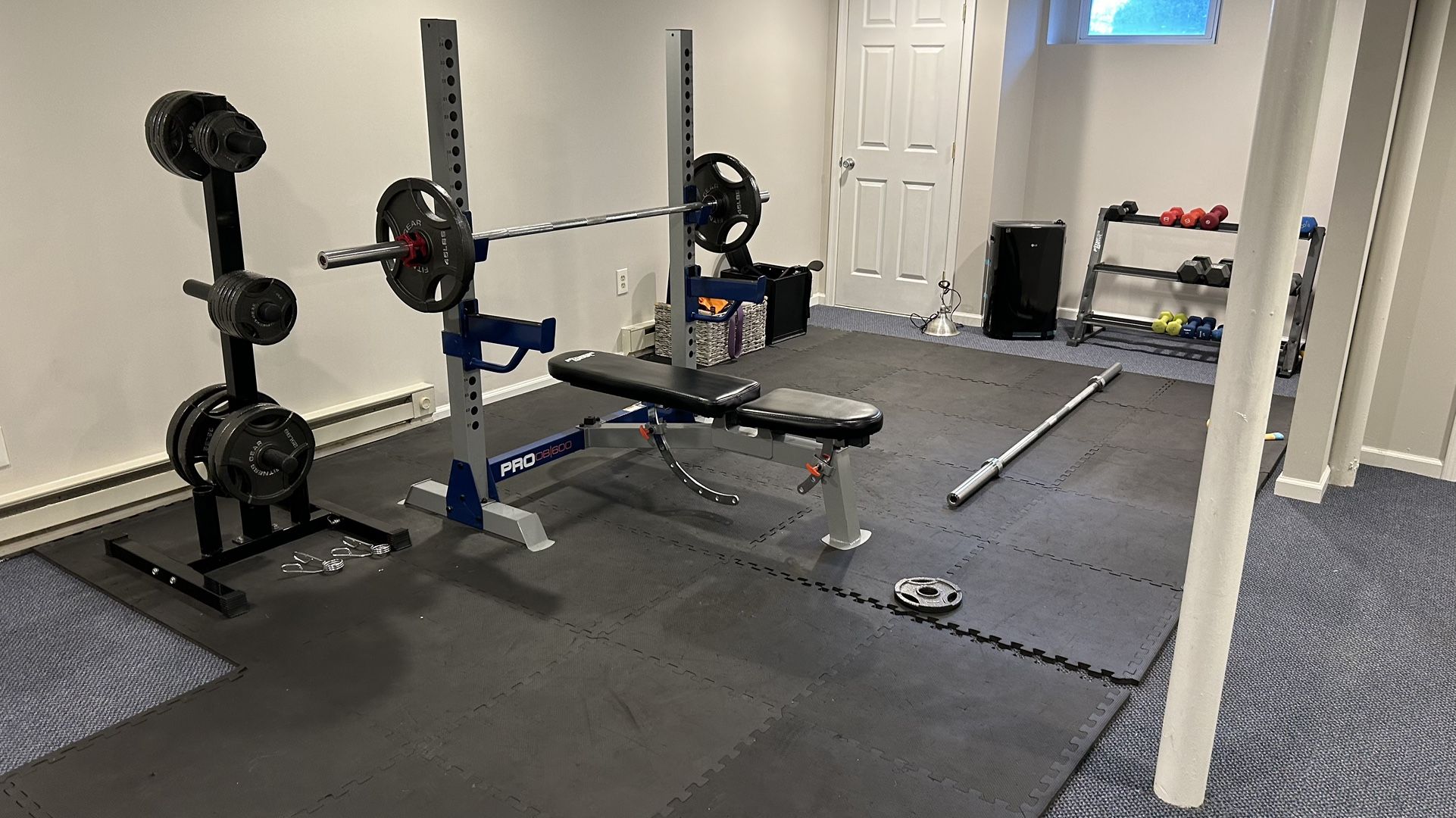 Fitness gear pro Olympic bench /Squat Rack