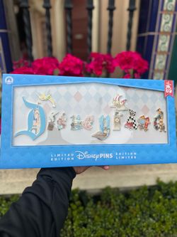 Disneyland 70th Anniversary 11 Pin Box Set