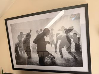 Large Framed Black & White Fine Art Photograph – France – 30” × 42”