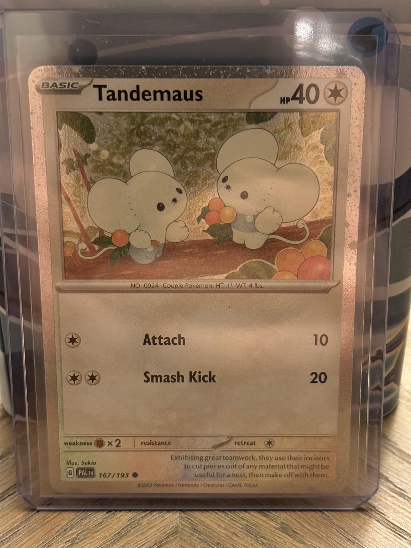 Pokémon TCG - Tandemaus 167/193 - Cosmos Holo Promo Card Near Mint 