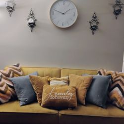 SUEDE LIVING ROOM SET FOR SALE