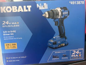 Kobalt 24v max brushless Drill/ Driver Kit