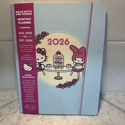 Hello Kitty 2026 17 Months Monthly Planner 