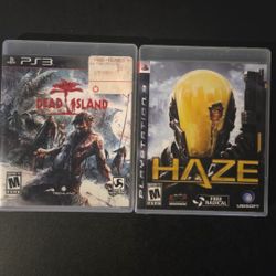 PS3 Video Game Bundle- 2 Games for $10- Dead Island & Haze