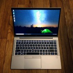 Ultra Fast! HP EliteBook 14" Laptop AMD Ryzen 7 Pro 4750u 1.7/4.1 GHz 8 Core CPU 16 GB RAM 256 GB SSD NVMe ATI Radeon Vega 7 GPU 1080P Windows 11 Pro 