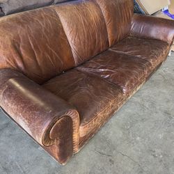 Real Leather Couch 