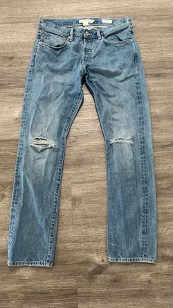 Men's Distressed Medium Wash Jeans
