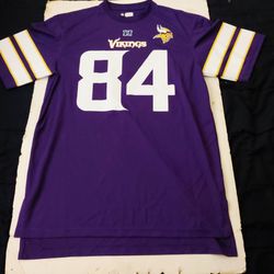 NFL Team Apparel Minnesota Vikings Jersey Shirt Men’s XL Purple C. Patterson