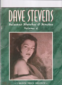 Dave Stevens Selected Sketches and Studies Volume 4 unsigned Limited