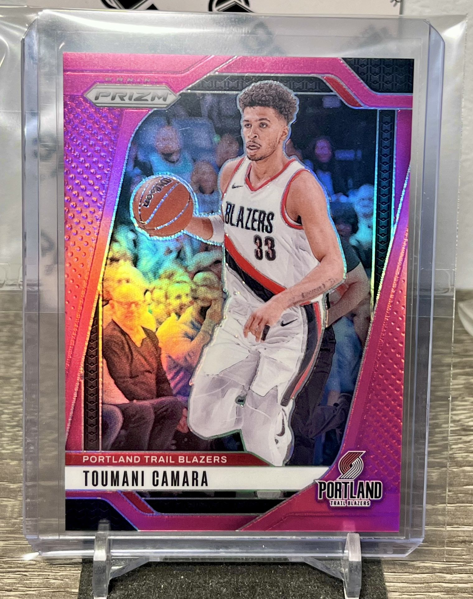 2024-25 Prizm Basketball TOUMANI CAMARA Pink Prizm /249