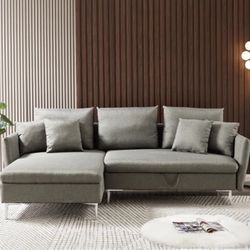 Sofa - 95.27" Upholstered Sleeper Sofa