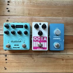 Delay (+ Loop Station Build In), Octave, And Loop Station Effect Pedals 