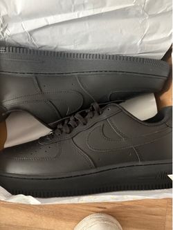 Nike Air Force one low top black 1