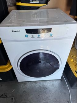 Compact magic chef washer and dryer stackable set