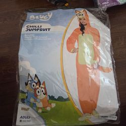 Bluey Chilli Adult Jumpsuit Costume SM/MD