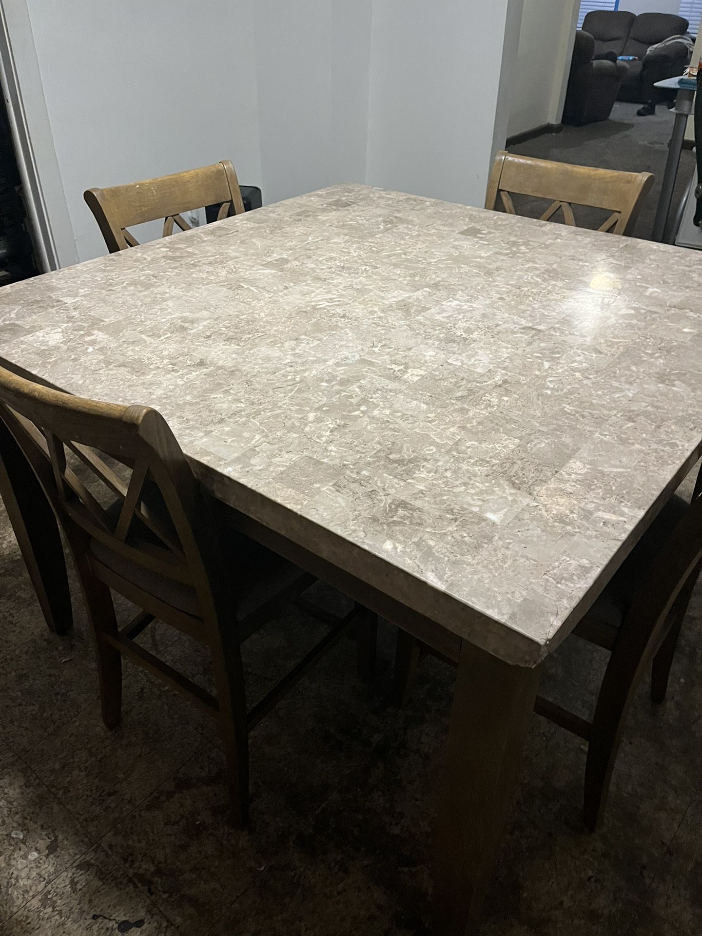Solid Granite Kitchen Table
